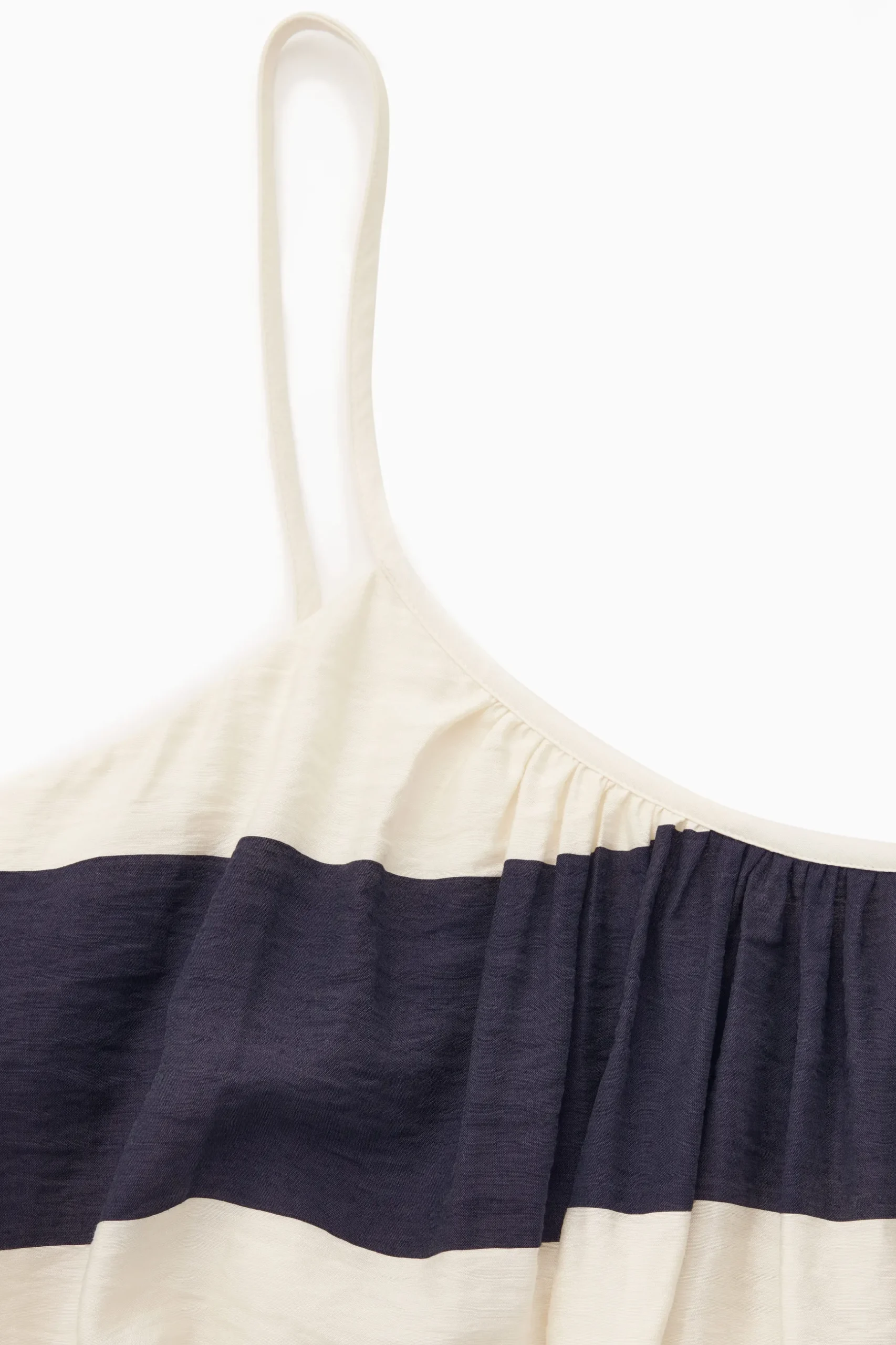New COS GATHERED STRAPPY MINI DRESS