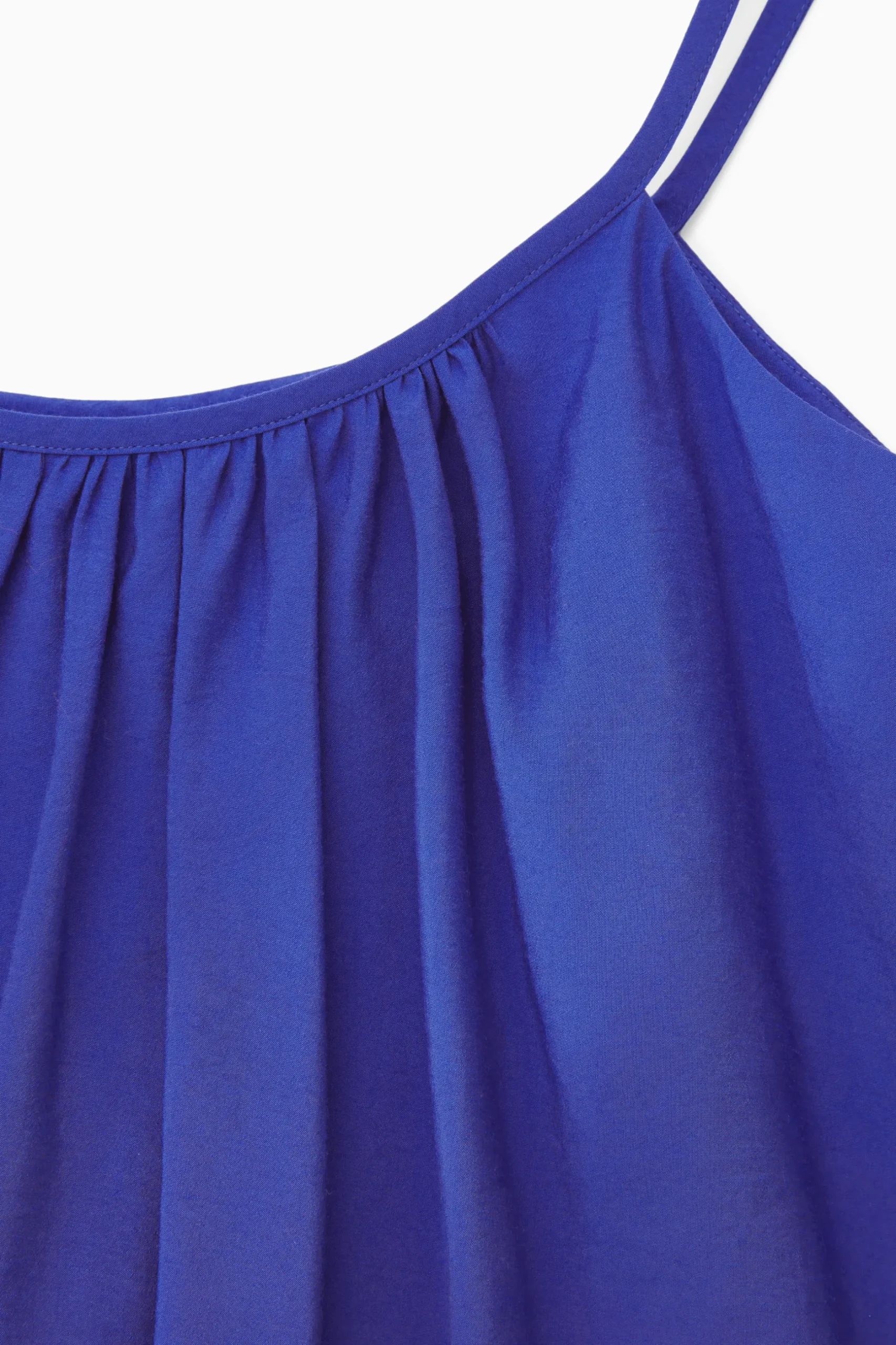 Clearance COS GATHERED STRAPPY MINI DRESS