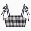 Sale COS GINGHAM BRA TOP