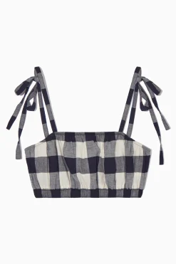 Sale COS GINGHAM BRA TOP