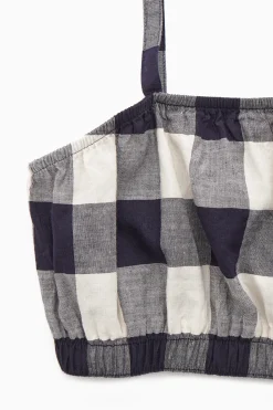 Sale COS GINGHAM BRA TOP