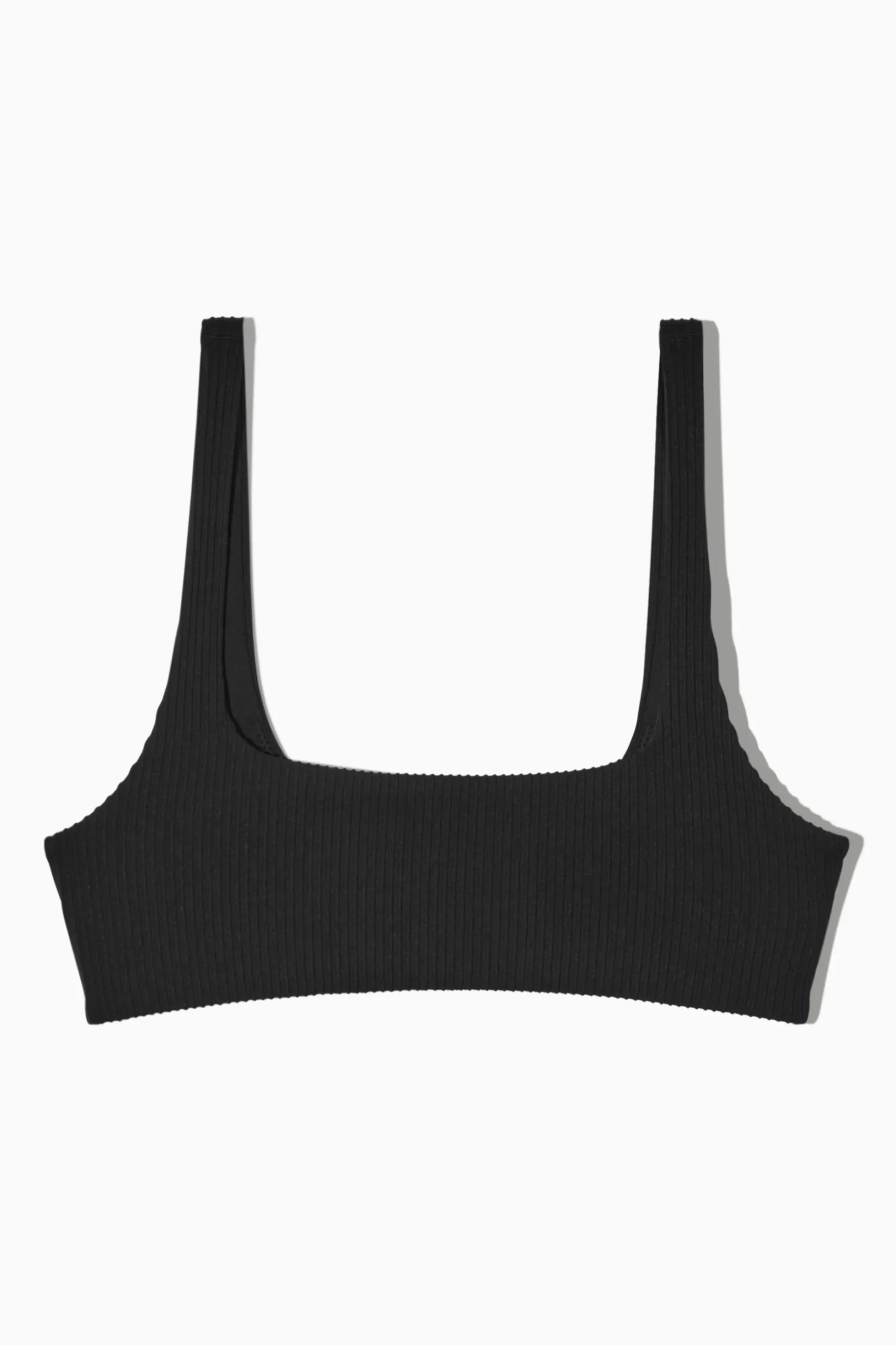 Fashion COS GÓRA OD BIKINI W PRĄŻKI Z DEKOLTEM KARO