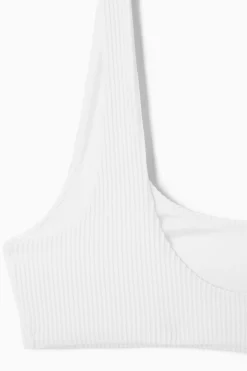 Discount COS GÓRA OD BIKINI W PRĄŻKI Z SZEROKIM DEKOLTEM