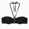 Clearance COS GÓRA OD BIKINI Z MOCOWANIEM NA KARKU I FISZBINAMI