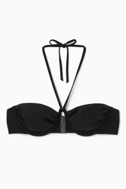 Clearance COS GÓRA OD BIKINI Z MOCOWANIEM NA KARKU I FISZBINAMI