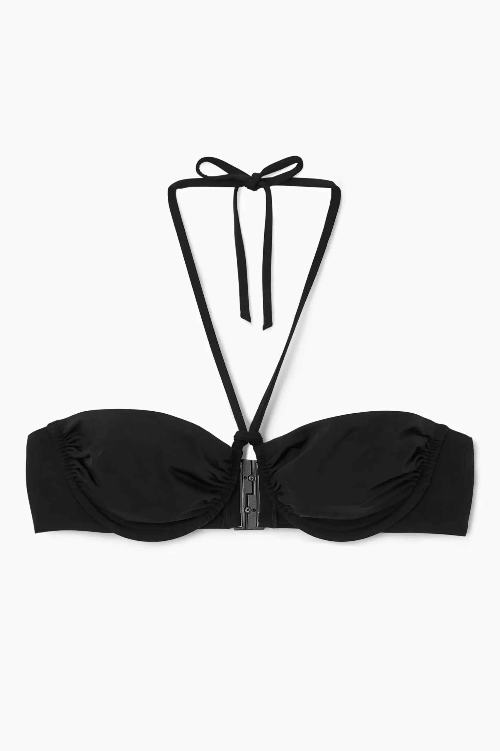 Clearance COS GÓRA OD BIKINI Z MOCOWANIEM NA KARKU I FISZBINAMI