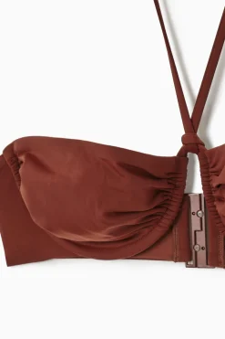 Online COS GÓRA OD BIKINI Z MOCOWANIEM NA KARKU I FISZBINAMI