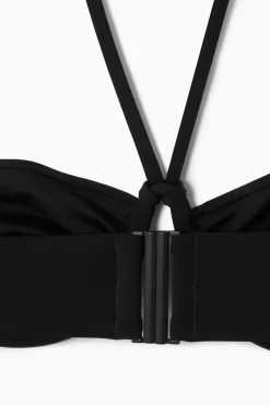 Clearance COS GÓRA OD BIKINI Z MOCOWANIEM NA KARKU I FISZBINAMI