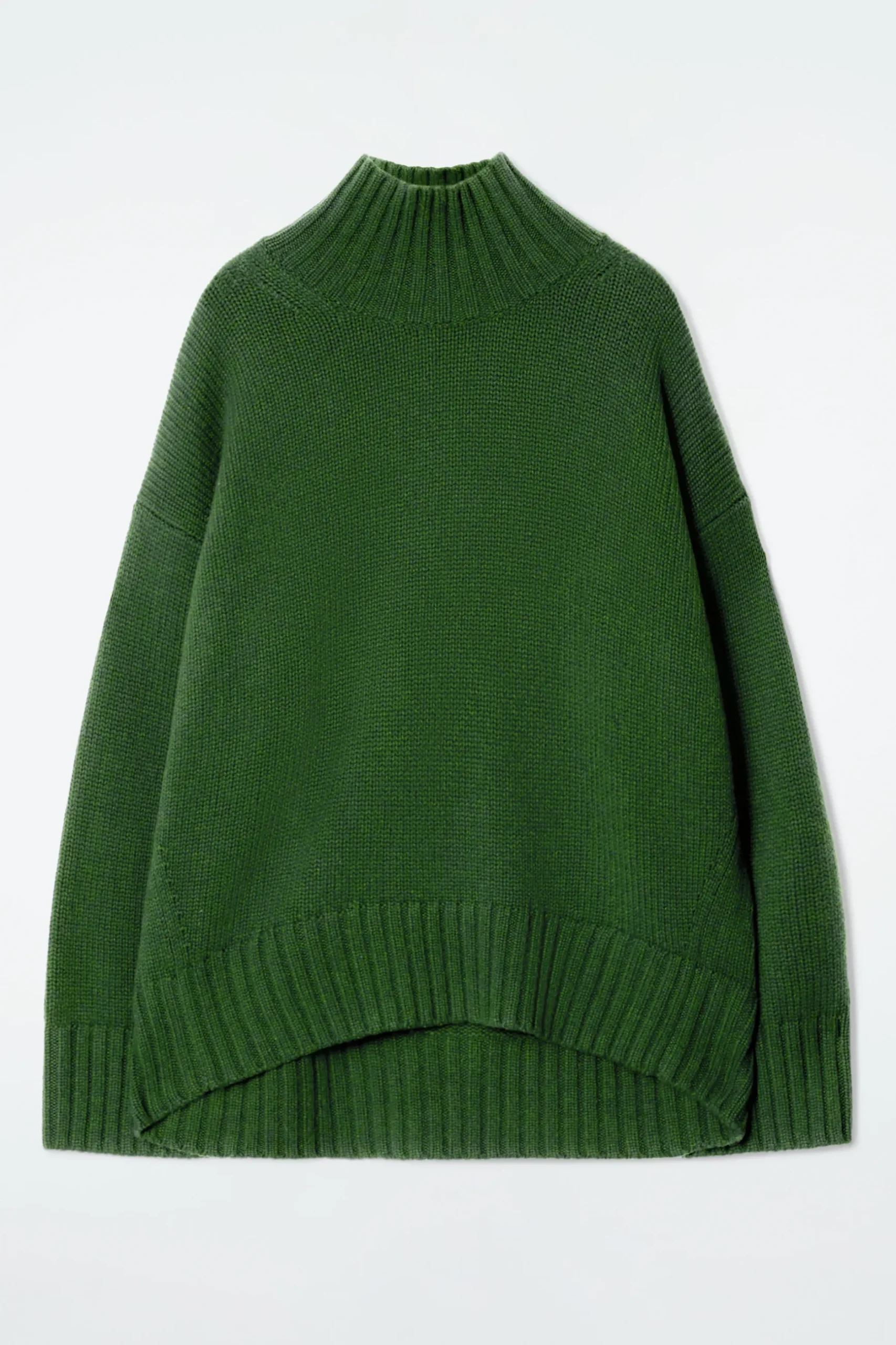 Best COS GRUBY SWETER Z CZYSTEGO KASZMIRU Z PÓŁGOLFEM