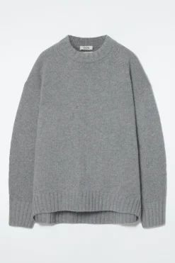 Best COS GRUBY SWETER Z CZYSTEGO KASZMIRU