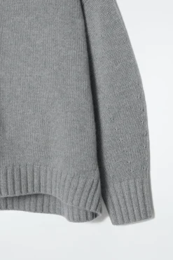Best COS GRUBY SWETER Z CZYSTEGO KASZMIRU