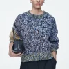 Hot COS GRUBY SWETER Z RĘCZNIE PLECIONEJ DZIANINY Z WEŁNY