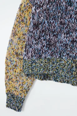 Hot COS GRUBY SWETER Z RĘCZNIE PLECIONEJ DZIANINY Z WEŁNY