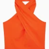 Fashion COS HALTERNECK CROPPED TOP