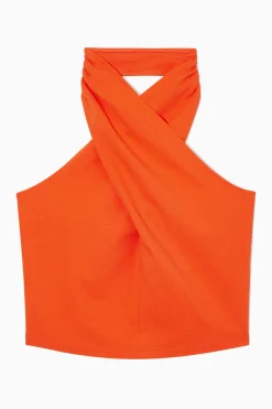 Fashion COS HALTERNECK CROPPED TOP