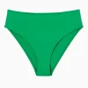 Fashion COS HIGHWAISTED BIKINI BRIEFS Brightgreen