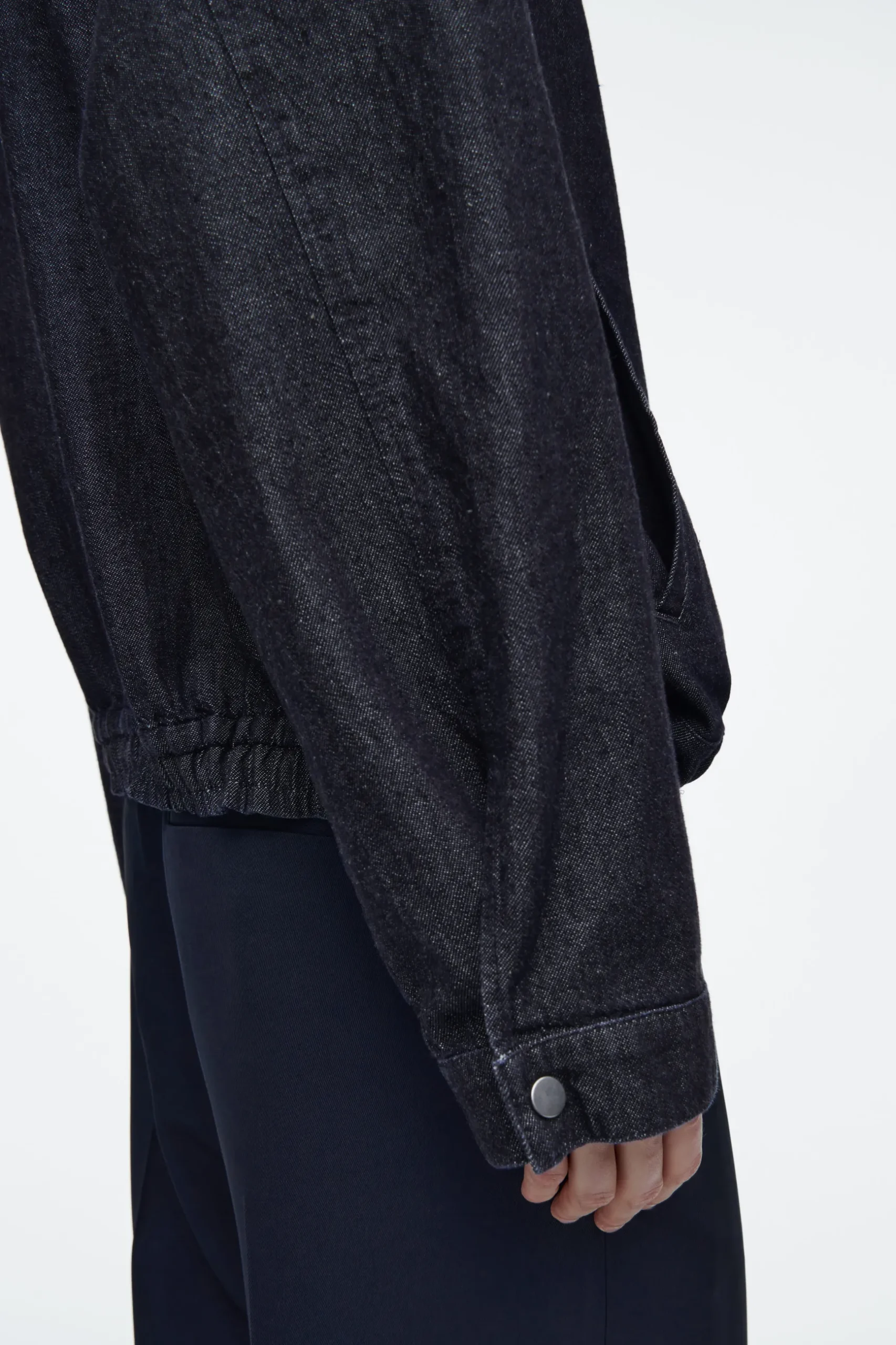 Best COS JEANSOWA KURTKA BOMBERKA OVERSIZE