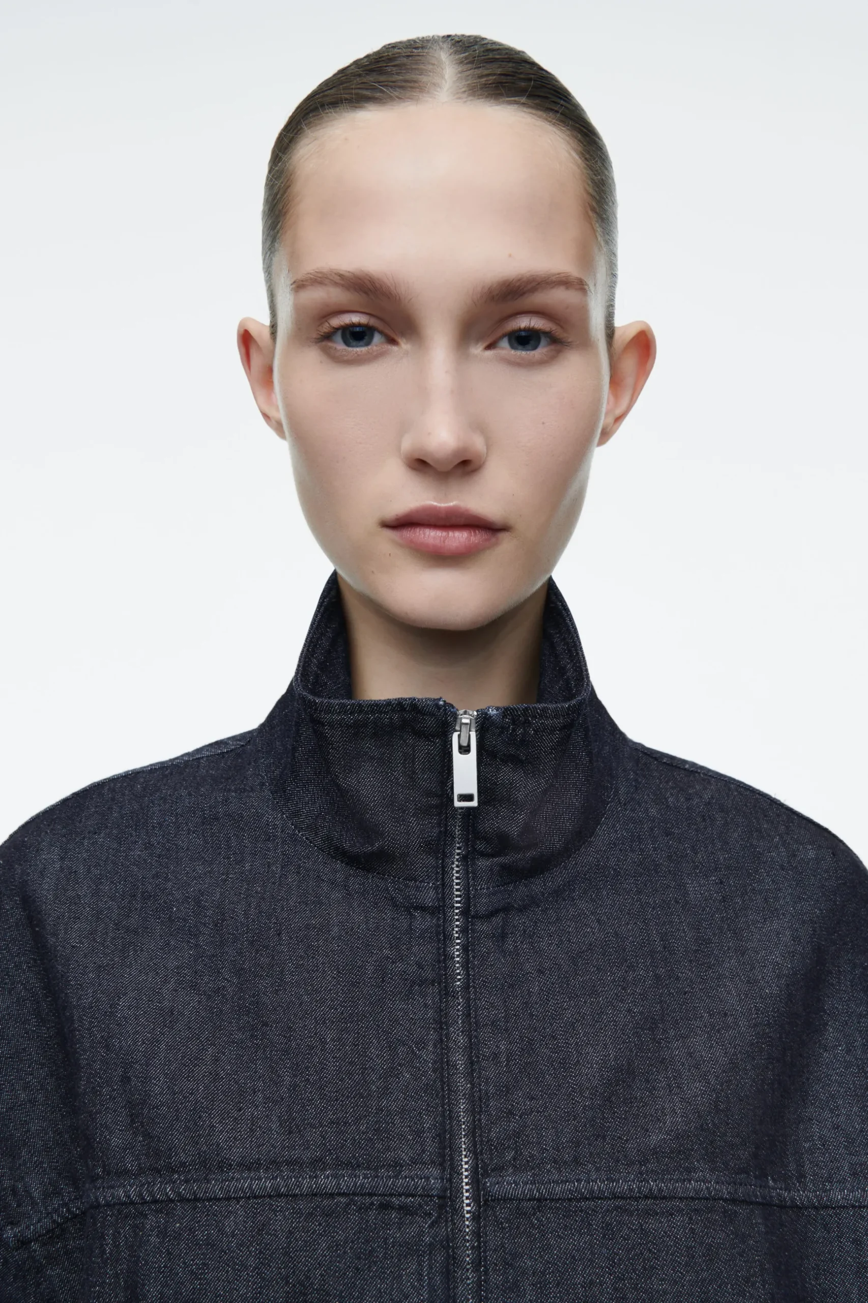 Best COS JEANSOWA KURTKA BOMBERKA OVERSIZE