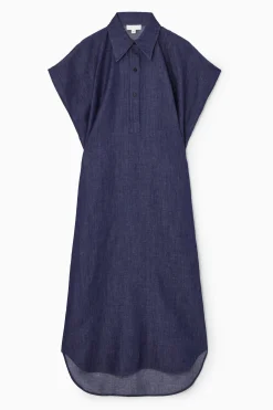 Hot COS JEANSOWA SZMIZJERKA MIDI OVERSIZE