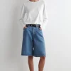 Fashion COS JEANSOWE SZORTY DO KOLAN