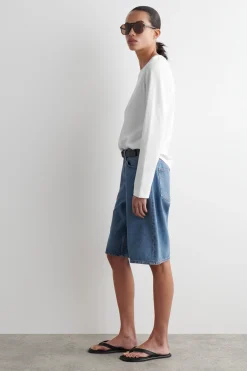 Fashion COS JEANSOWE SZORTY DO KOLAN