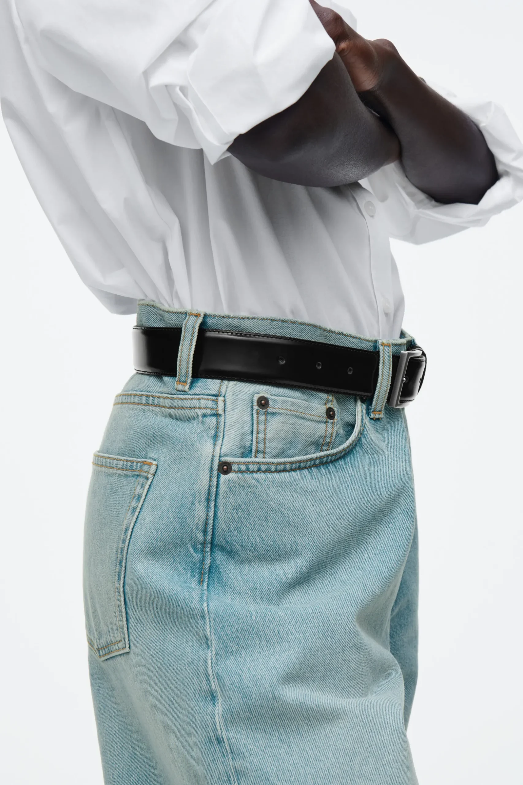 Clearance COS JEANSOWE SZORTY DO KOLAN