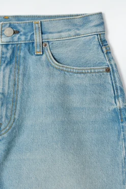 Fashion COS JEANSOWE SZORTY Z WYSOKIM STANEM