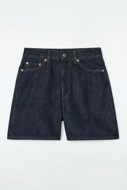 New COS JEANSOWE SZORTY Z WYSOKIM STANEM