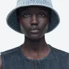 Outlet COS JEANSOWY KAPELUSZ TYPU BUCKET Jasnoniebieski