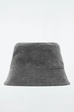 Clearance COS JEANSOWY KAPELUSZ TYPU BUCKET Szary