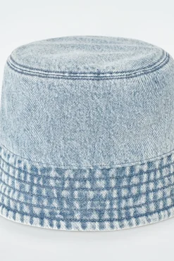 Outlet COS JEANSOWY KAPELUSZ TYPU BUCKET Jasnoniebieski