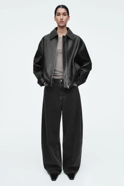Online COS JEANSY „COAST” Z SZEROKIMI NOGAWKAMI