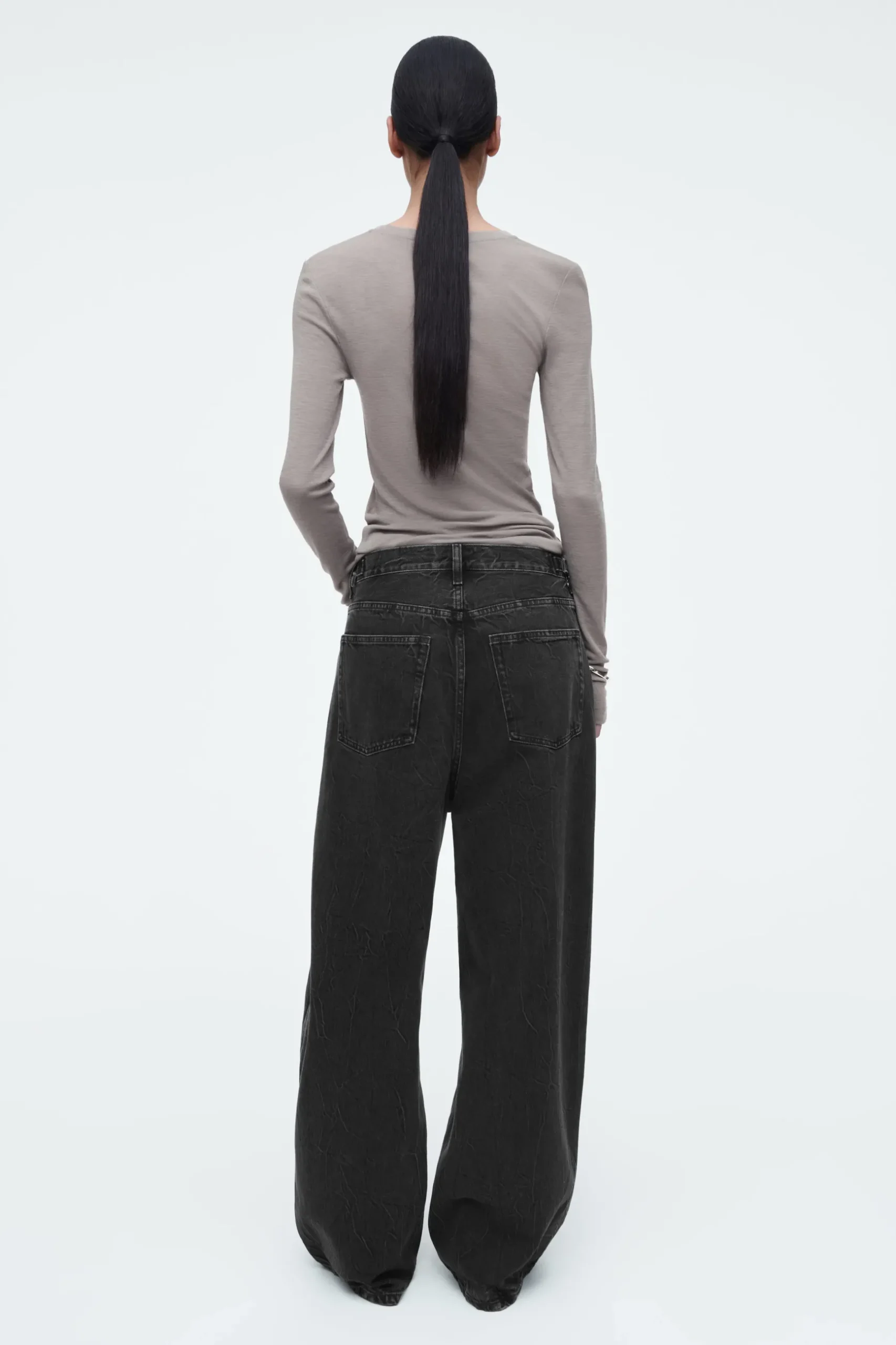 Online COS JEANSY „COAST” Z SZEROKIMI NOGAWKAMI