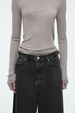 Online COS JEANSY „COAST” Z SZEROKIMI NOGAWKAMI