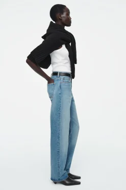 New COS JEANSY „COLUMN” Z PROSTYMI NOGAWKAMI