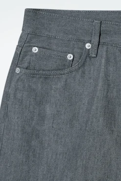 Discount COS JEANSY „COLUMN” Z PROSTYMI NOGAWKAMI
