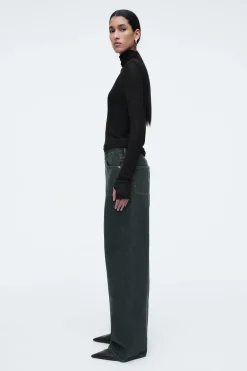 Sale COS JEANSY „FACADE” Z PROSTYMI NOGAWKAMI