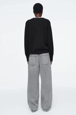 Discount COS JEANSY „FACADE” Z PROSTYMI NOGAWKAMI
