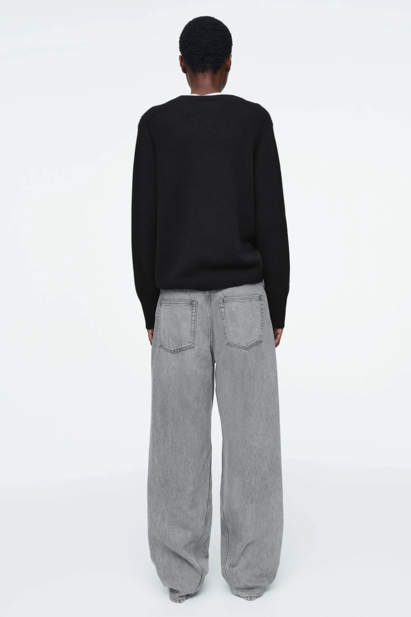 Discount COS JEANSY „FACADE” Z PROSTYMI NOGAWKAMI