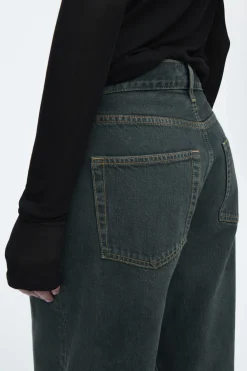 Sale COS JEANSY „FACADE” Z PROSTYMI NOGAWKAMI