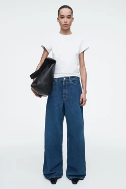 Sale COS JEANSY „POOL” Z SZEROKIMI NOGAWKAMI