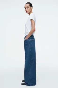 Sale COS JEANSY „POOL” Z SZEROKIMI NOGAWKAMI
