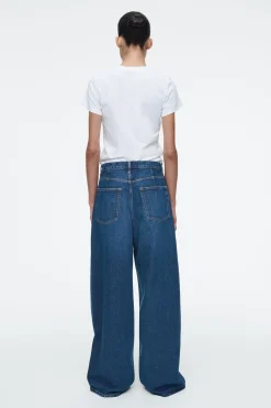 Sale COS JEANSY „POOL” Z SZEROKIMI NOGAWKAMI