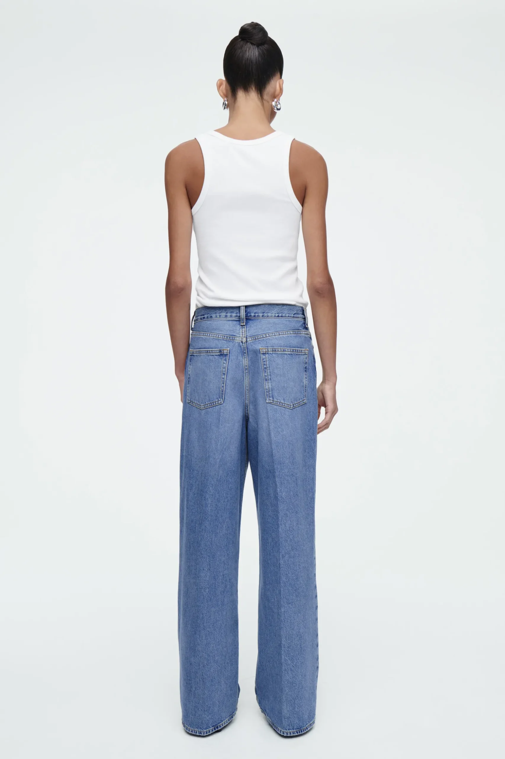 Discount COS JEANSY „TIDE” Z SZEROKIMI NOGAWKAMI
