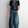 Fashion COS JEANSY „TWINE” Z NOGAWKAMI TYPU BARREL