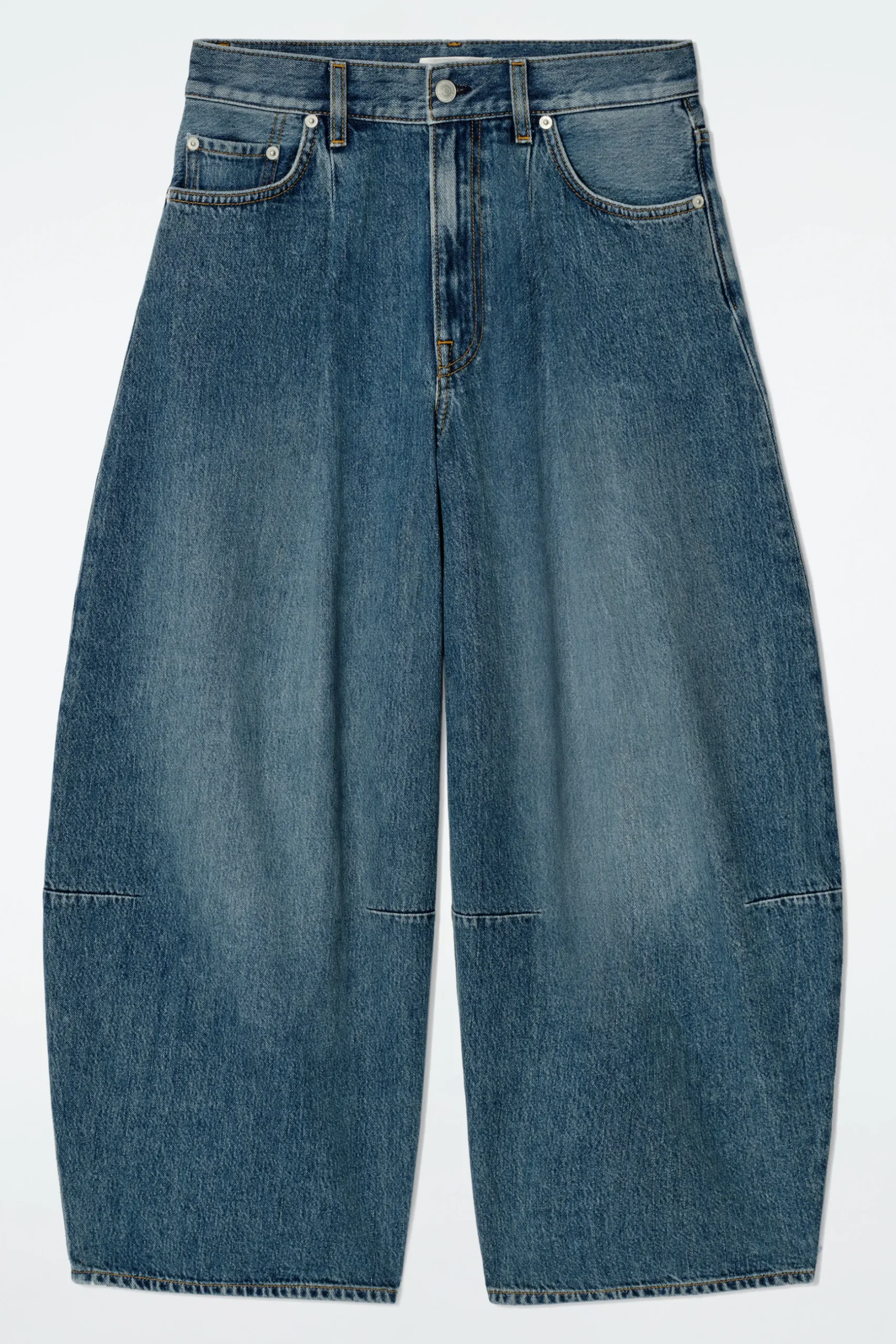 Fashion COS JEANSY „TWINE” Z NOGAWKAMI TYPU BARREL