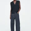 Sale COS JEANSY „VOLUME” Z SZEROKIMI NOGAWKAMI