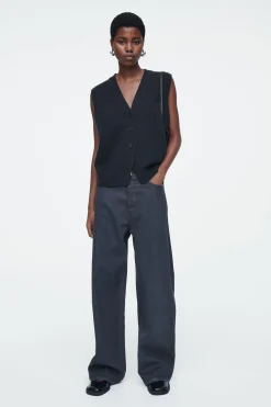 Sale COS JEANSY „VOLUME” Z SZEROKIMI NOGAWKAMI