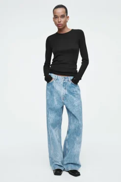 Discount COS JEANSY „VOLUME” Z SZEROKIMI NOGAWKAMI