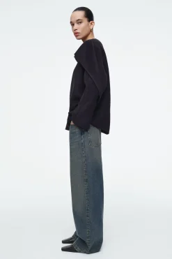 Fashion COS JEANSY „VOLUME” Z SZEROKIMI NOGAWKAMI